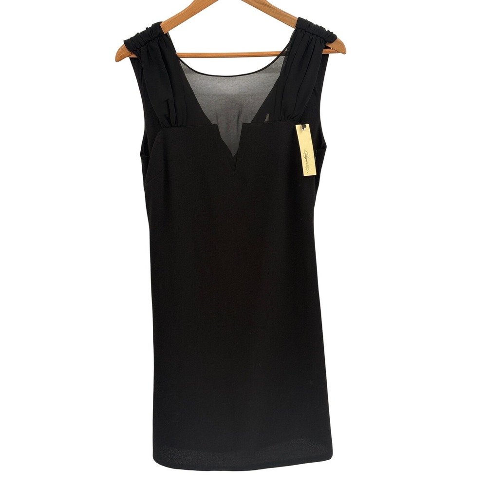 Sugar Lips Dress‎ Women Size Small Black Sleeveless Cocktail New